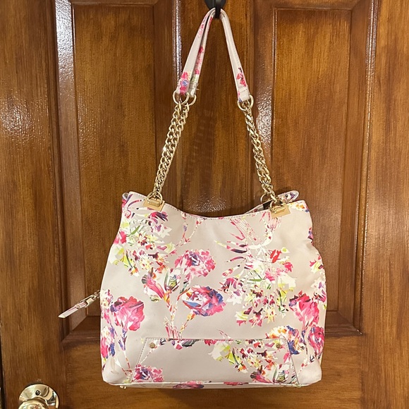 INC International Concepts Floral Pink Shoulder‎ Bag - Picture 3 of 7